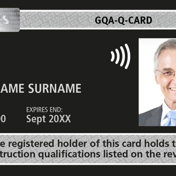 black cscs card