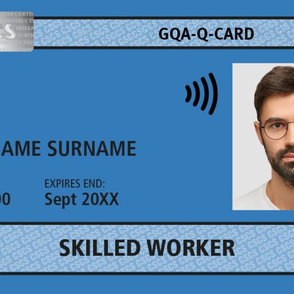 blue cscs card