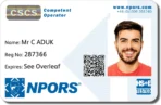 Npors Operator card