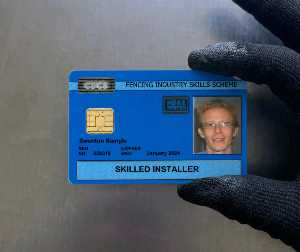Blue CSCS Card