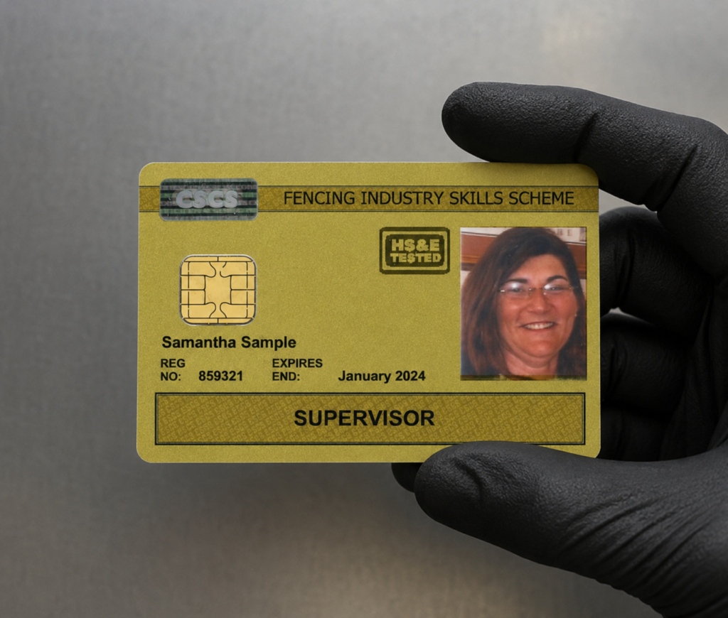 Gold CSCS Card