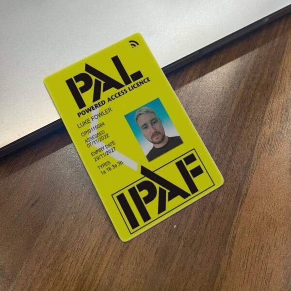 operator training certificate