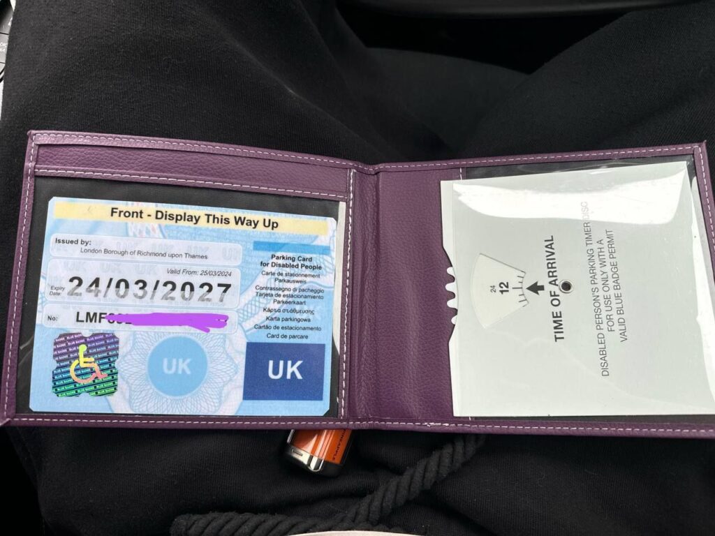 UK Blue Badge Parking Permit