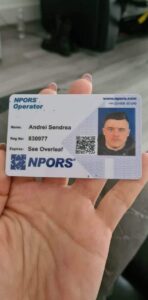 Npors Operator card