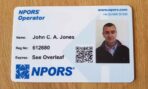 Npors Operator card