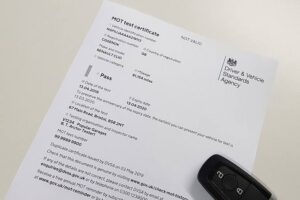 MOT Test Certificate