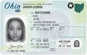 Ohio driving licence