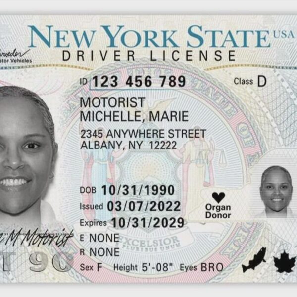New York driving licence