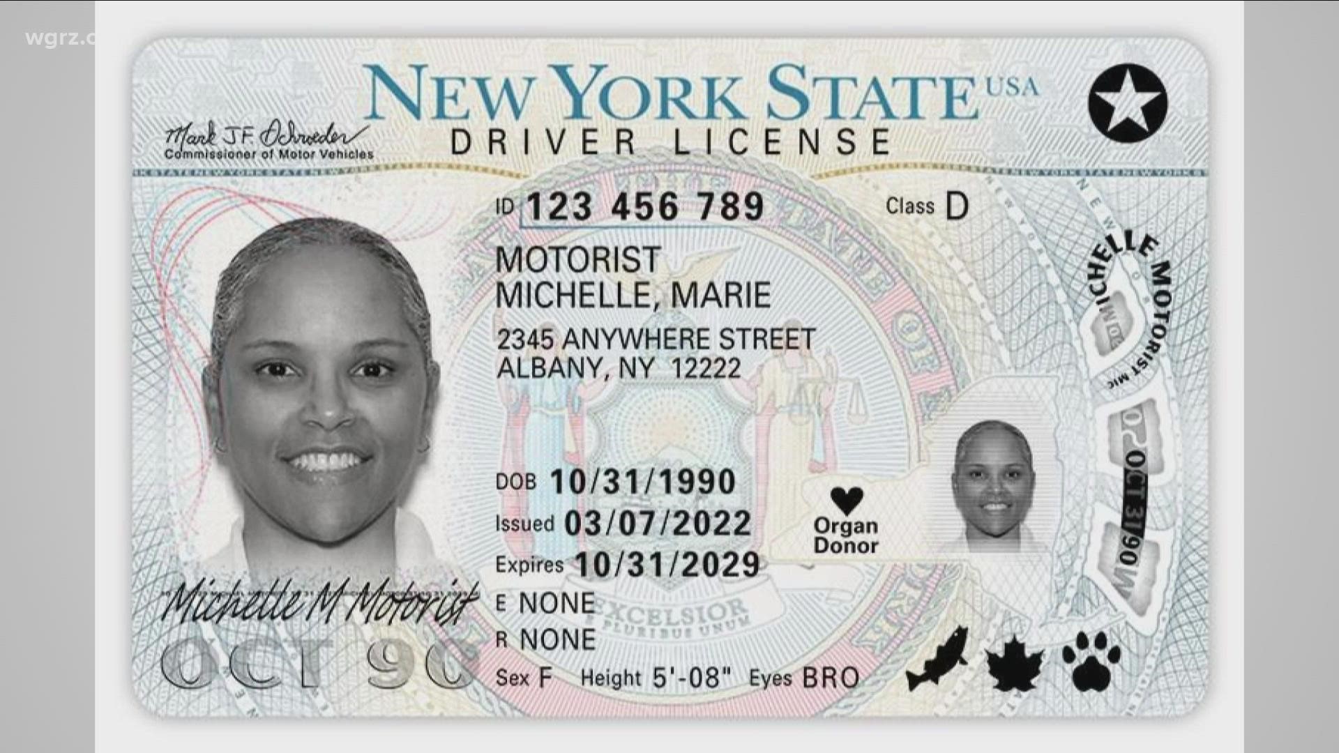 New York driving licence New York driving licence