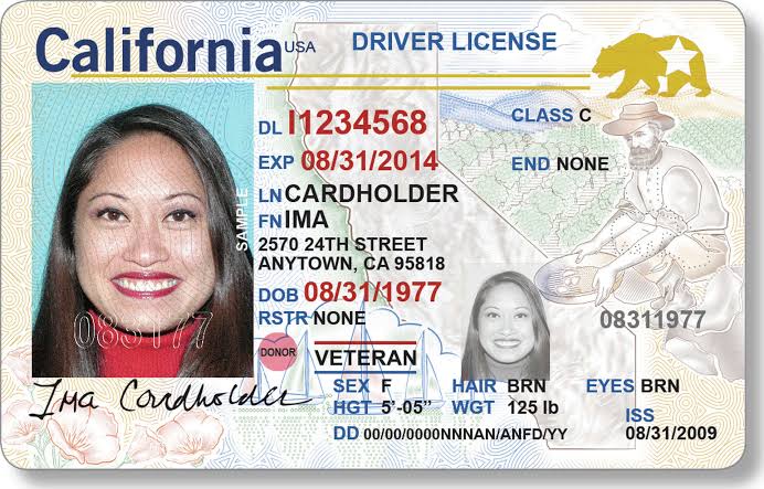 California Driving Licence California Driving Licence